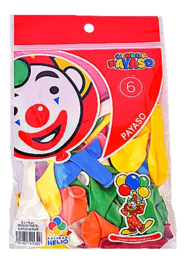 Globo payaso surtido # 6